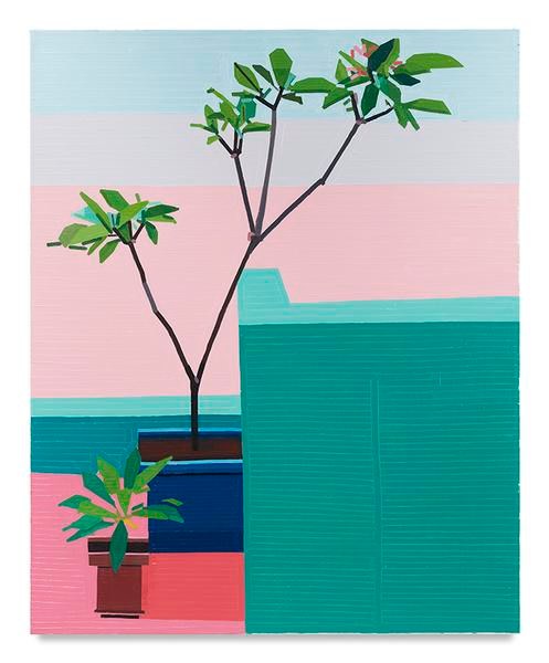 Tel Aviv, 2017, Oil on linen, 58.27 x 47.24 inches, 148 x 120 cm, AMY#29216