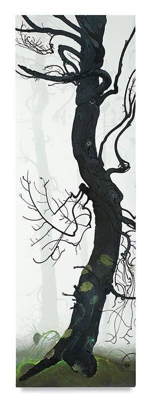 Arbor Ignudi #1, 2017, Enamel on panel,&nbsp;84 x 27 inches,&nbsp;213.4 x 68.6 cm, MMG#29636