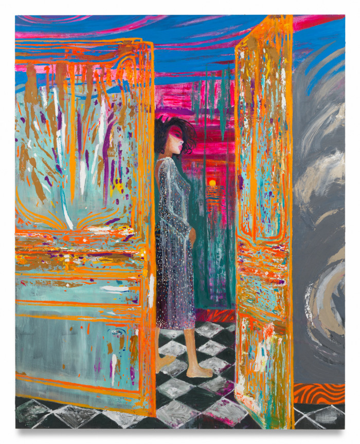 Aniisa (South of France), 2025, Oil on linen, 98 x 78 inches, 248.9 x 198.1 cm, MMG#37740