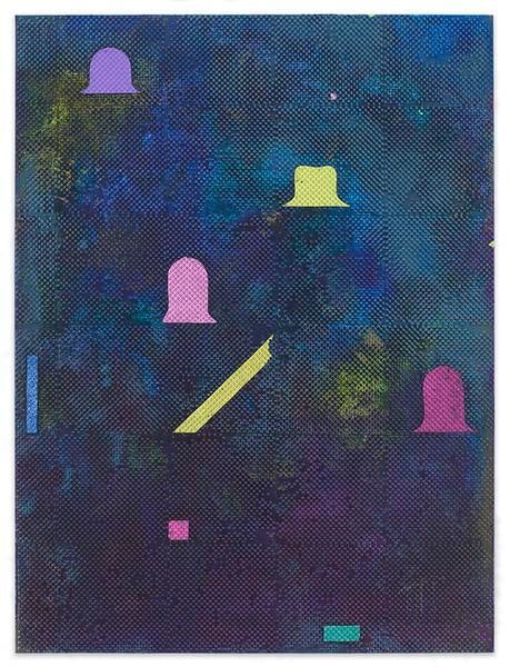 Hats of Ferocious Lions I, 2017, Acrylic on canvas, 48 x 36 inches, 121.9 x 91.4 cm, AMY#28793