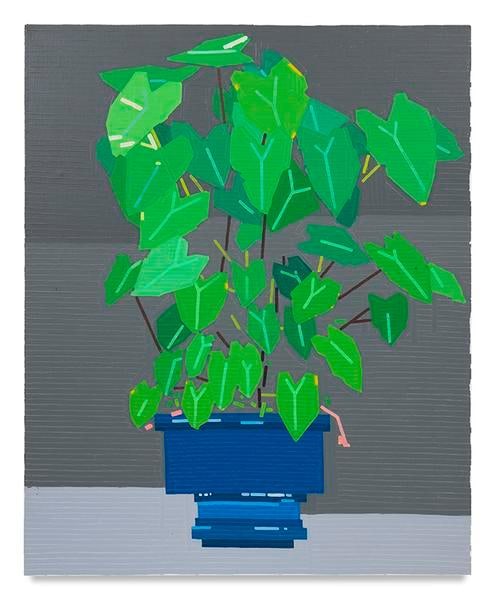 Mortella Garden, 2017, Oil on linen, 58.27 x 47.24 inches, 148 x 120 cm, AMY#29075