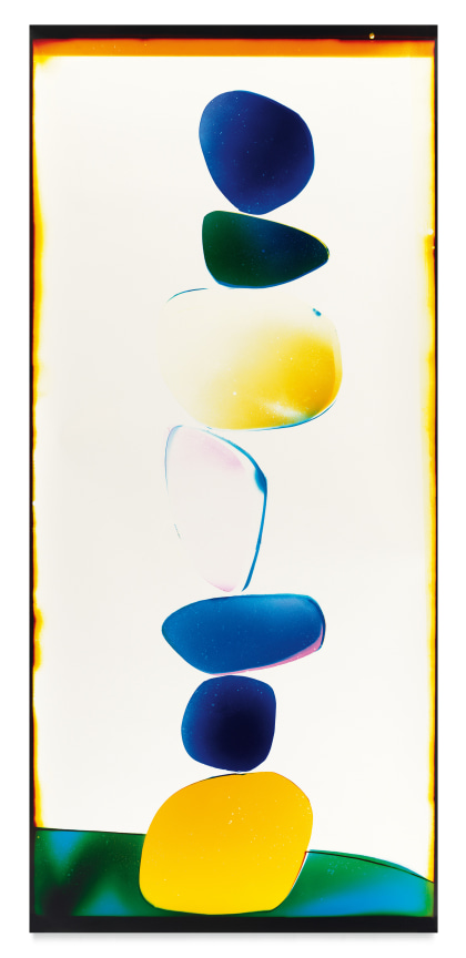 Wind Stone Stack, 2022, Analog chromogenic photogram on fujiflex, 88 x 40 inches, 223.5 x 101.6 cm, MMG#34473