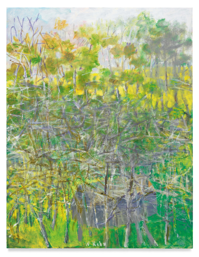 On a Base of Green, 2010, Oil on canvas, 52 x 40 inches, 132.1 x 101.6 cm, MMG#32421