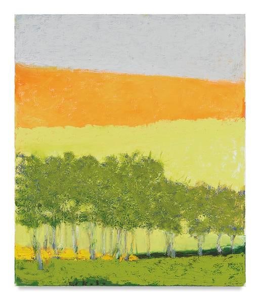 Gray/Blue Sky, Dark Version, 2016, Oil on canvas, 40 x 34 inches, 101.6 x 86.4 cm, AMY#28805