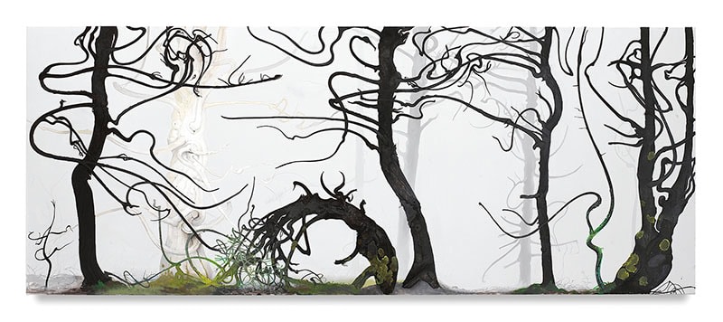 Forrest Tableau, 2017,&nbsp;Enamel on canvas,&nbsp;32 x 80 inches,&nbsp;81.3 x 203.2 cm,&nbsp;MMG#29633&nbsp;