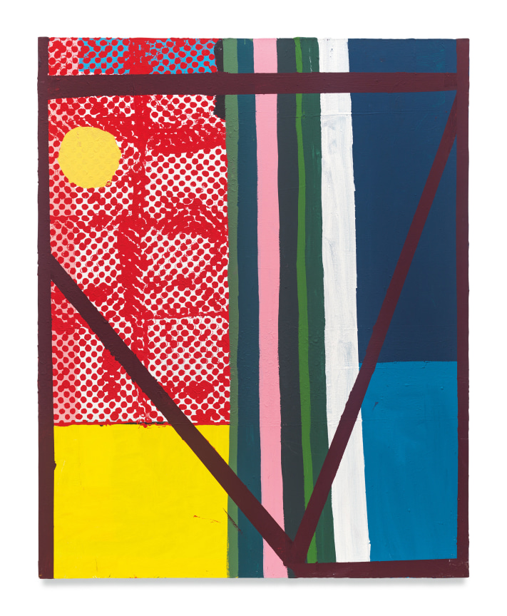 Electric Roulette, 2022, Acrylic and marble dust on canvas,, 60 x 48 inches, 152.4 x 121.9 cm, MMG#35086