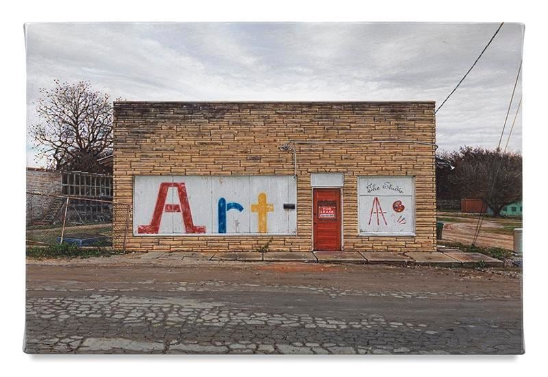 The Studio, 2017, Acrylic on canvas, 5 x 7 1/2 inches, 12.7 x 19.1 cm, AMY#28870