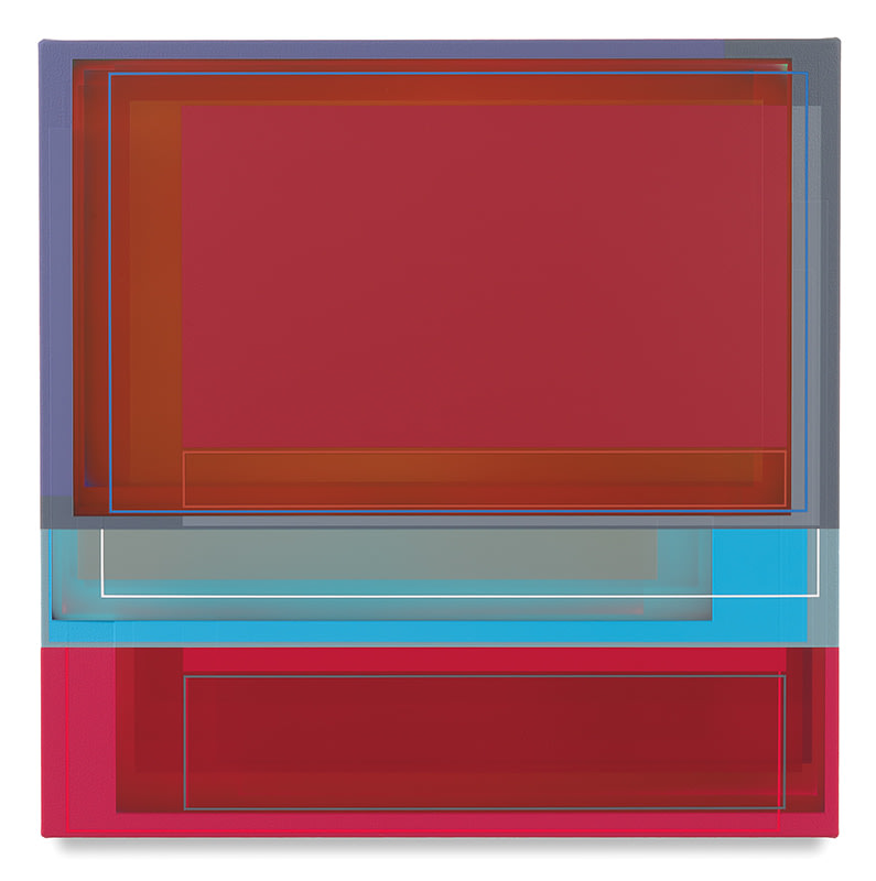 Patrick Wilson, Ghost Story, 2018, Acrylic on canvas, 22 x 22 inches, 55.9 x 55.9, MMG#30113