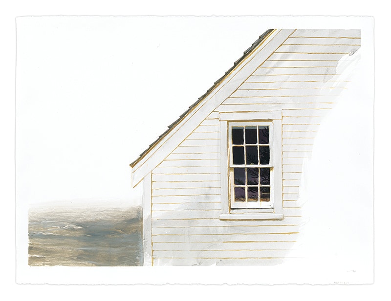 Harbourside, 2016, Gouache on paper, 22 1/2 x 30 inches, 57.2 x 76.2 cm, MMG#29096