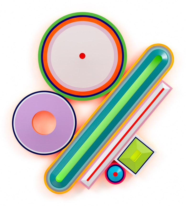 Equilibrium (L.W.6), 2025, Urethane paint on wood,, 45 1/2 x 40 inches, 115.6 x 101.6 cm, MMG#37574