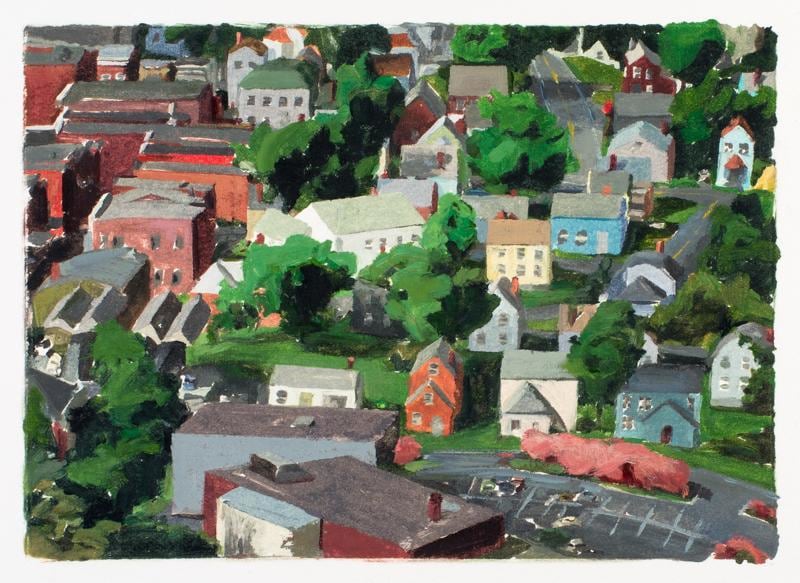 And Then (from Diptych I), 2014/2015, Monotype, 5 x 7 inches, 12.7 x 17.8 cm, AMY#28288.2