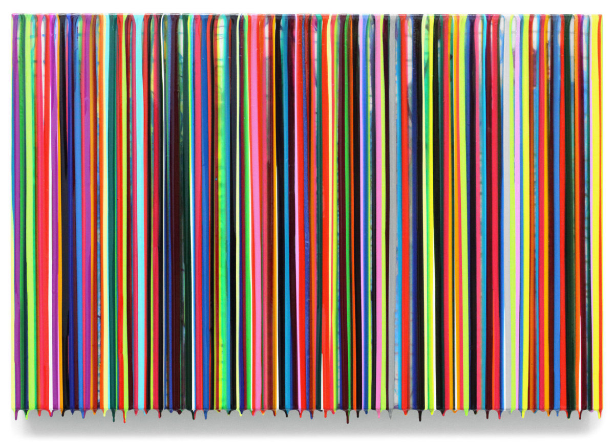 Markus Linnenbrink, WITHTEARSINMYEYES, 2014, Epoxy resin and pigments on wood, 24 X 36 inches, 61 x 91.4 cm, A/Y#21409