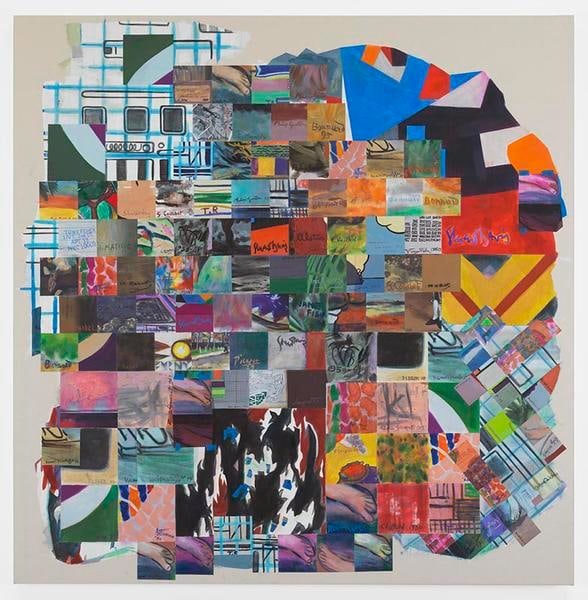 signpaint, 2017, Acrylic on canvas, 59 3/4 x 59 inches, 151.8 x 149.9 cm, AMY#29160