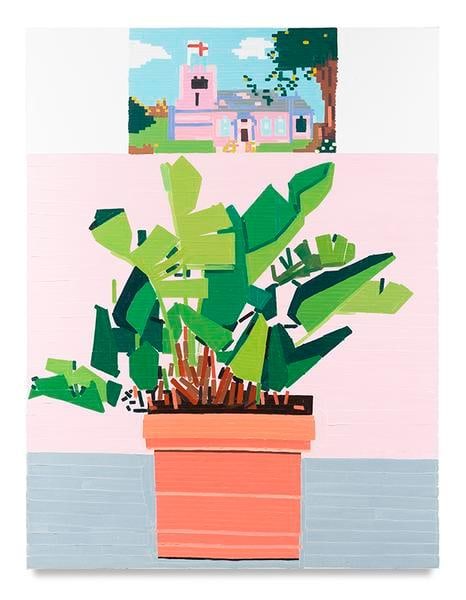 End of Europe (Siracusa), 2017, Oil on linen, 51.18 x 39.37 inches, 130 x 100 cm, AMY#29211