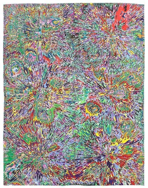 Untitled #2, 2015, Acrylic on wood panel, 18 x 14 inches, 45.7 x 35.6 cm, A/Y#22451