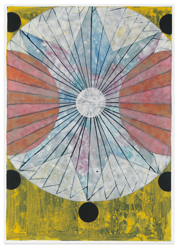 untitled #1210, 2022, Acrylic on illustration board,