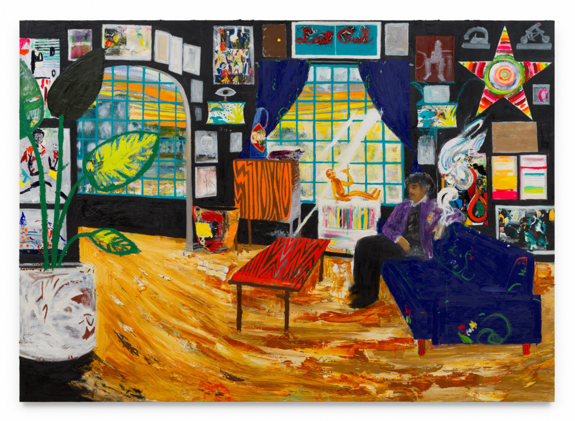 Demetrius and Rita, 2025, Oil on canvas, 70 x 98 inches, 177.8 x 248.9 cm, MMG#37736