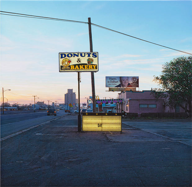 Day / Dalhart, TX, 2013, Acrylic on canvas, 12 x 12 inches, 30.5 x 30.5 cm, A/Y#21201