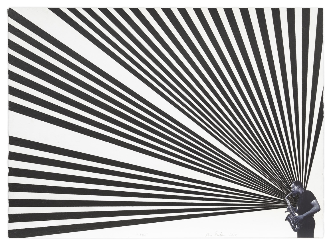 Eric, 2018, Color pencil and photograph collage on paper, 22 1/8 x 30 3/8 inches, 56.2 x 77.2 cm,&nbsp;MMG#32716