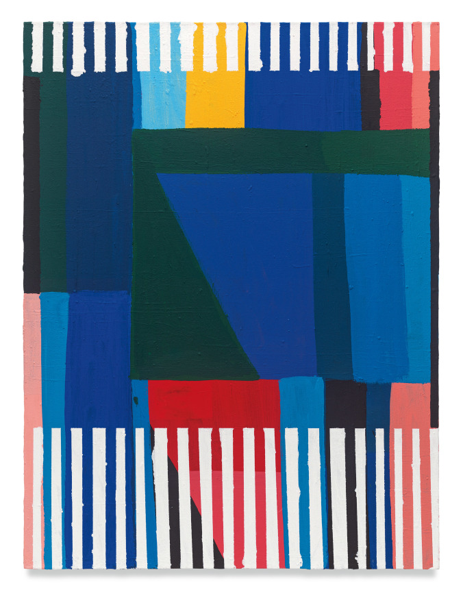 Cold Nose, 2022, Acrylic and marble dust on canvas, 48 x 36 inches, 121.9 x 91.4 cm, MMG#35077