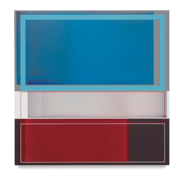 Stack, 2016, Acrylic on canvas.22 x 22 inches, 55.9 x 55.9 cm, AMY#28503