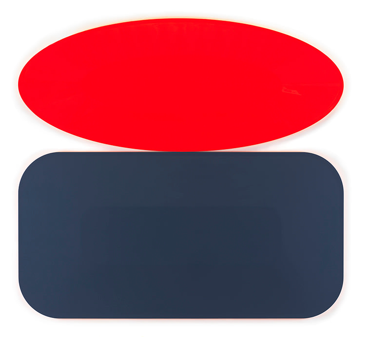 Untitled (Weight Loss, Osteoporosis), 2018,&nbsp;Urethane paint on wood,&nbsp;72 x 78 x 2 inches,&nbsp;182.9 x 198.1 x 5.1 cm,&nbsp;MMG#30290