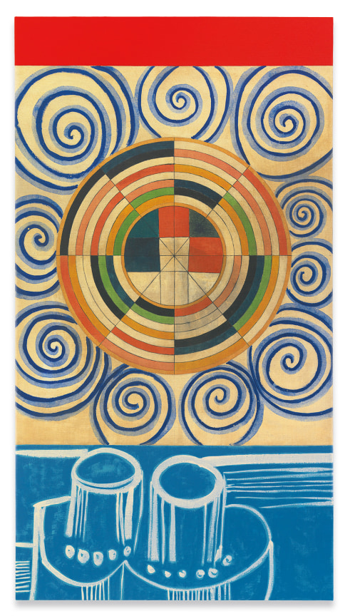 Roy Dowell,&nbsp;untitled #1181, 2021, Acrylic paint on linen over panel, 60 x 33 inches, 152.4 x 83.8 cm