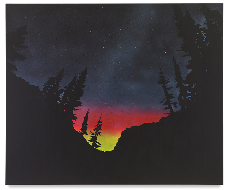 Enclaves of the Future, 2017,&nbsp;Acrylic on canvas,&nbsp;70 x 84 inches,&nbsp;177.8 x 213.4 cm,&nbsp;MMG#29539