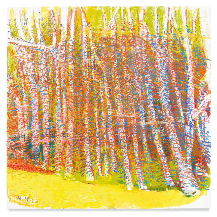 Olive Green, 2018, Oil on canvas, 52 x 52 inches, 132.1 x 132.1 cm, MMG#31224