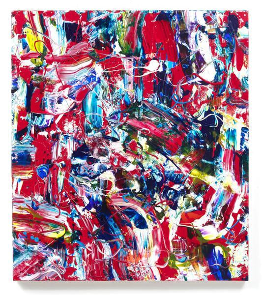 Hot Funk, 2015, Acrylic on linen, 48 x 44 inches, 121.9 x 111.8 cm, A/Y#22586