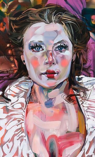 &quot;Fool, Seer, MFA Grad (Christy),&quot; 2011, Oil on canvas, 48 x 29 inches, 121.9 x 73.7 cm, A/Y#19949