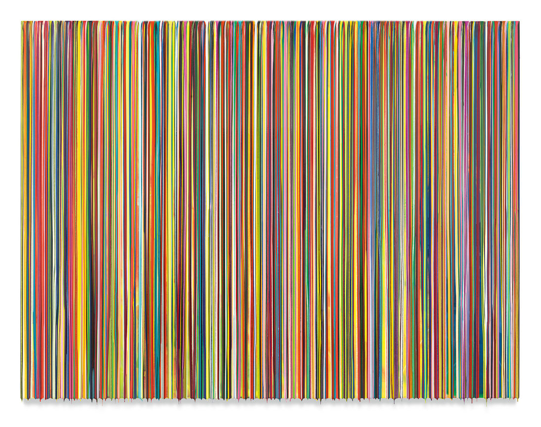 WESHAREADREAMLETSSTEPOUTSIDE/ TRUSTTHEWORDSOFSTEVIE, 2017, Epoxy resin and pigments on wood,&nbsp;72 x 96 inches,&nbsp;182.9 x 243.8 cm,&nbsp;MMG#28978