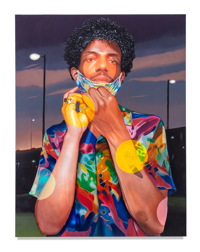 The Divide, 2021, Oil on canvas, 50 x 42 inches, 127 x 106.7 cm,&nbsp;MMG#33201