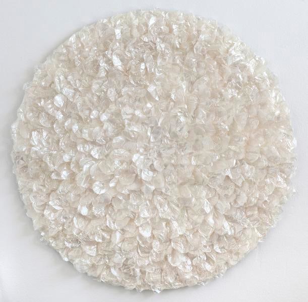 Untitled, 2013, Iridescent medium on paper, 58 x 58 inches, 147.3 x 147.3 cm, A/Y#22067