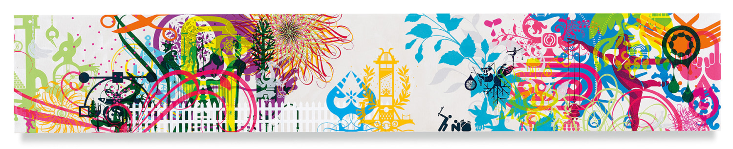 Mindscape 13, 2019,&nbsp;Acrylic on linen,&nbsp;12 x 72 inches,&nbsp;30.5 x 182.9 cm,&nbsp;MMG#31649