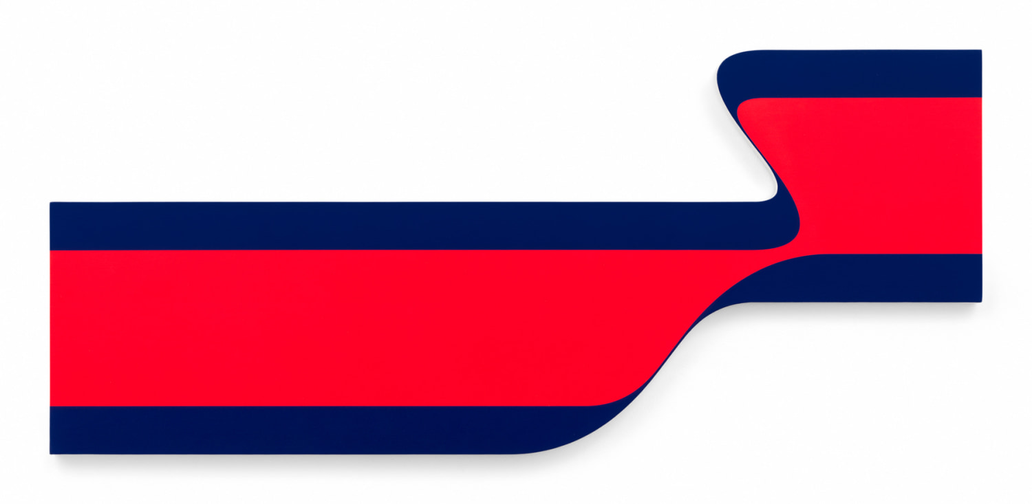 Narrow Passage, 2024, Acrylic on canvas, 22 1/2 x 52 inches, 57.1 x 132.1 cm, MMG#37494