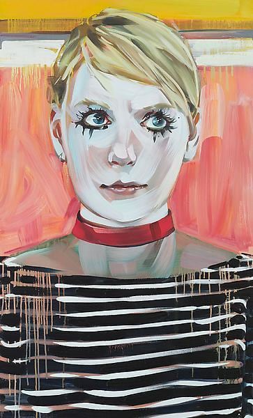 &quot;Fool, Seer, MFA Grad (Elana),&quot; 2011, Oil on canvas, 48 x 29 inches, 121.9 x 73.7 cm, A/Y#19917