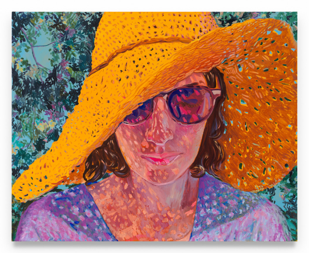 New Hat, 2024, Oil on canvas, 64 x 80 inches, 162.6 x 203.2 cm, MMG#37223