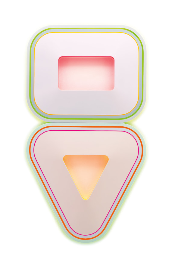 Untitled (High Cholesterol, Epilepsy), 2019,&nbsp;Urethane paint on wood,&nbsp;80 x 44 x 2 inches,&nbsp;203.2 x 111.8 x 5.1 cm,&nbsp;MMG#31936