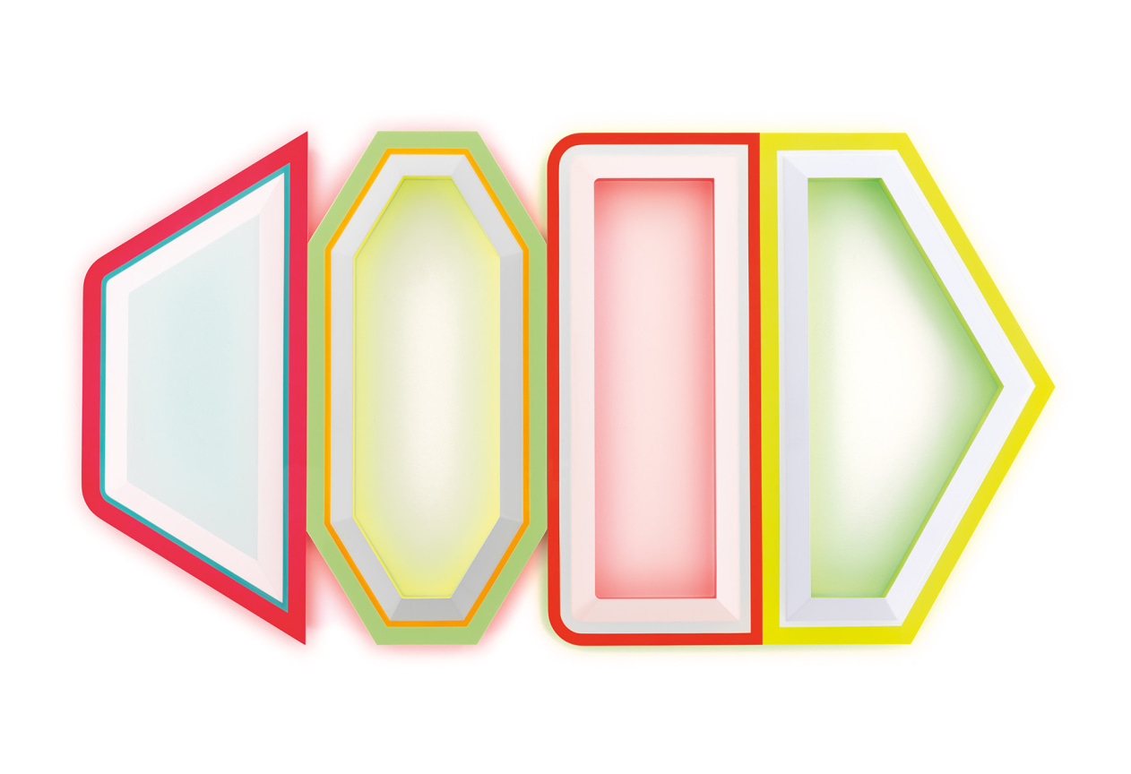 Untitled (Diabetes, Pain, Insomnia, Abortion), 2019,&nbsp;Urethane paint on wood,&nbsp;44 x 82 1/4 inches,&nbsp;111.8 x 208.9 cm,&nbsp;MMG#31566