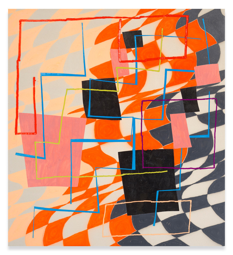 Trudy Benson,&nbsp;Twin, 2021, Acrylic and oil on canvas, 66 x 61 inches, 167.6 x 154.9 cm