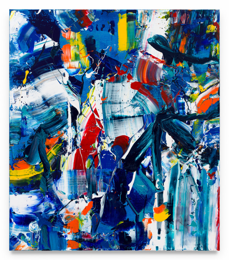 Fill Station, 2025, Acrylic on linen, 46 x 40 inches, 116.8 x 101.6 cm, MMG#37606