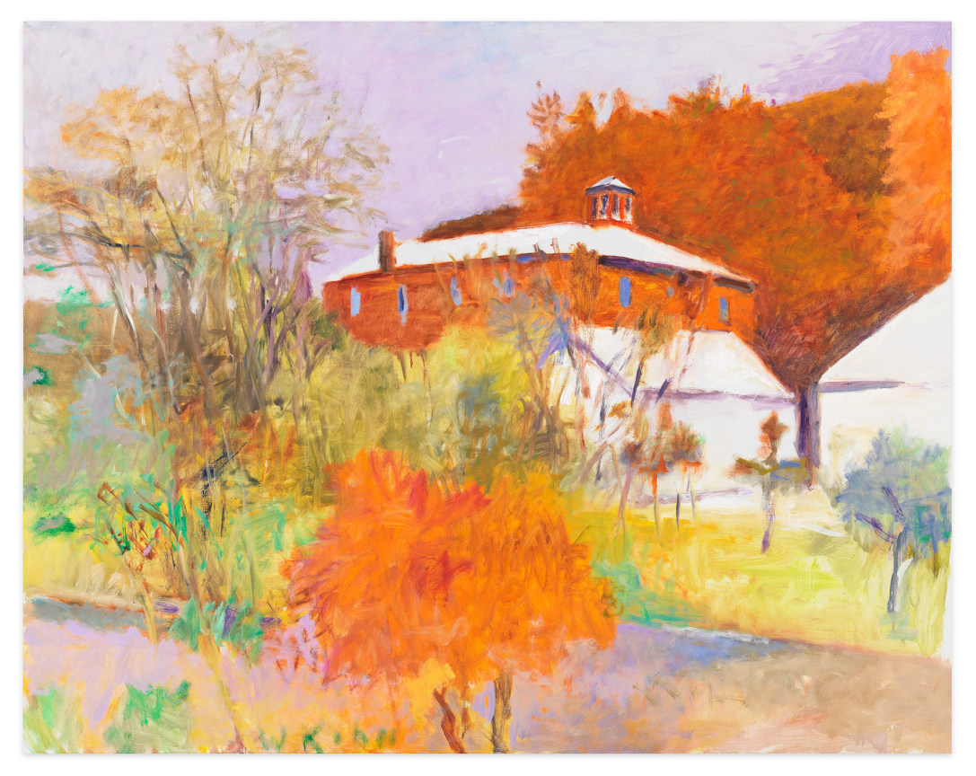 In the Back of the Vermont Studio Center, 2001, Oil on canvas, 52 x 66 inches, 132.1 x 167.6 cm, MMG#8314