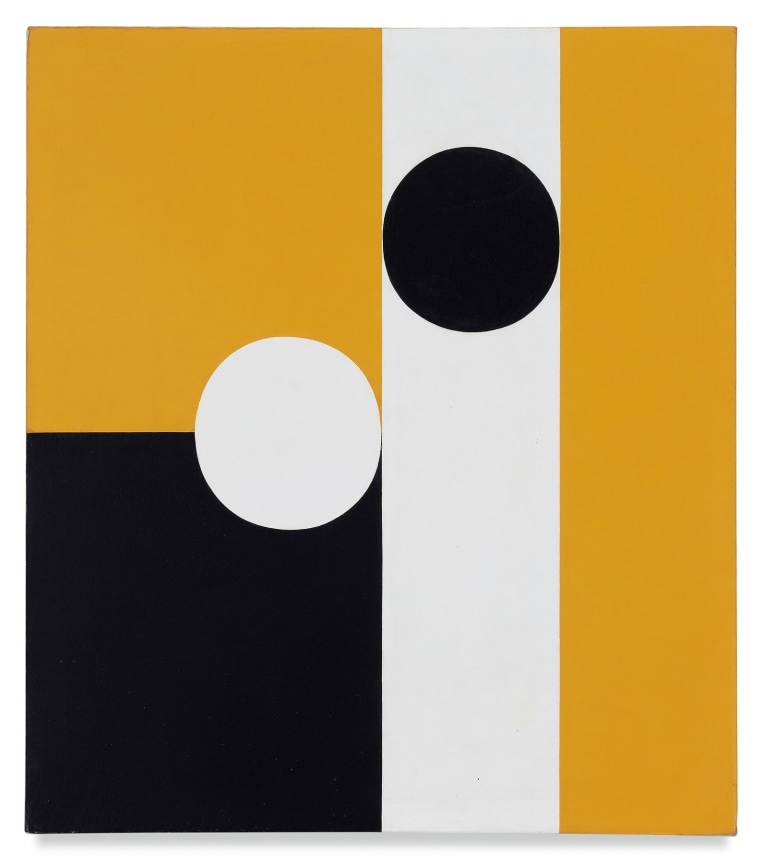 Frederick Hammersley, Half of Half #6, 1960, Oil on linen