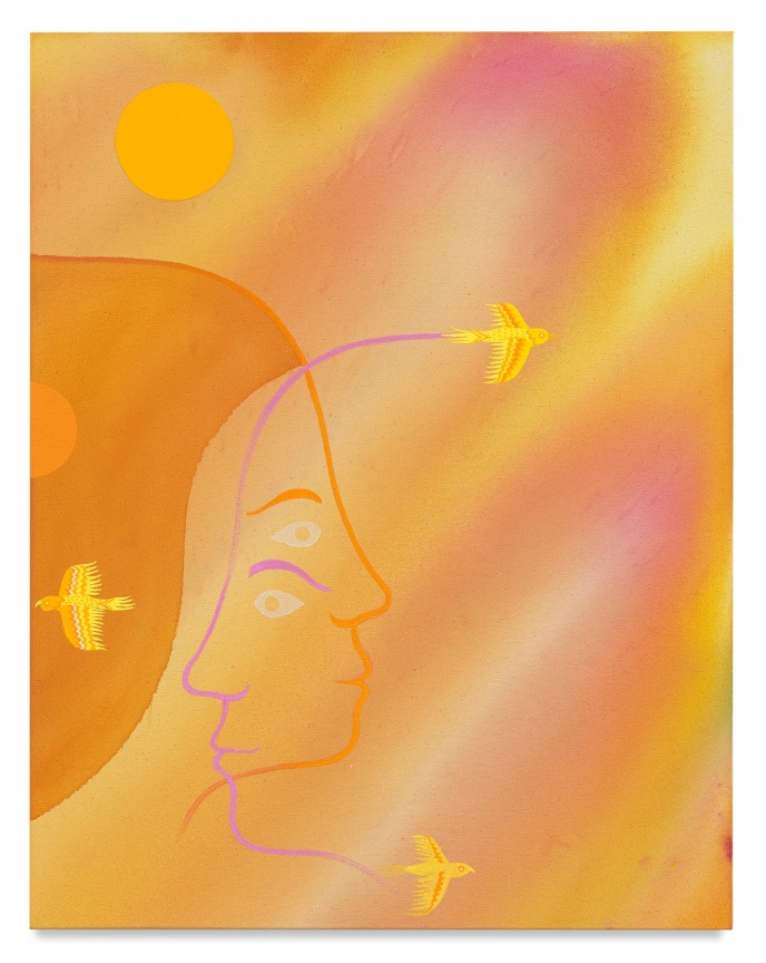 Aaron Johnson, Flight, 2021, Acrylic on canvas, 28 x 22 inches, 71.1 x 55.9 cm, MMG#33119