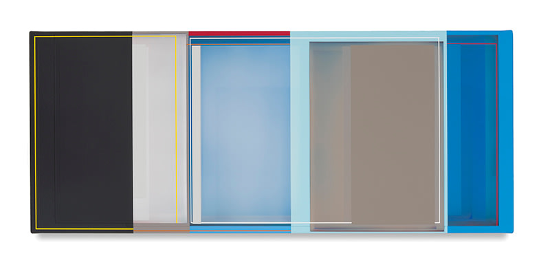 By The River, 2016, Acrylic on canvas, 15 x 36 inches, 38.1 x 91.4 cm, AMY#28774