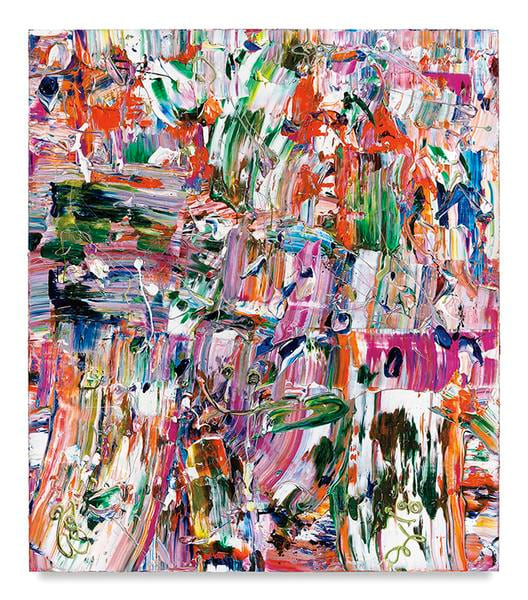 Garden Monster, 2017, Acrylic on linen, 60 x 52 inches, 152.4 x 132.1 cm, AMY#29063