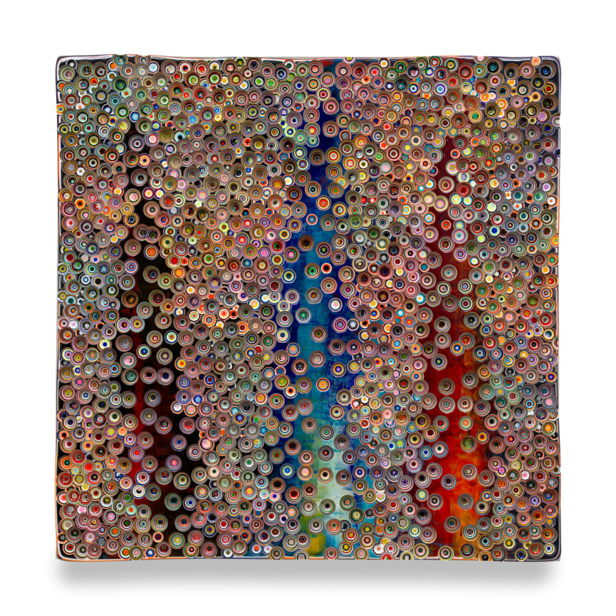 THEDUSTOFTHISPLANET, 2024, Epoxy resin and pigments on wood, 60 x 60 inches, 152.4 x 152.4 cm, MMG#37293