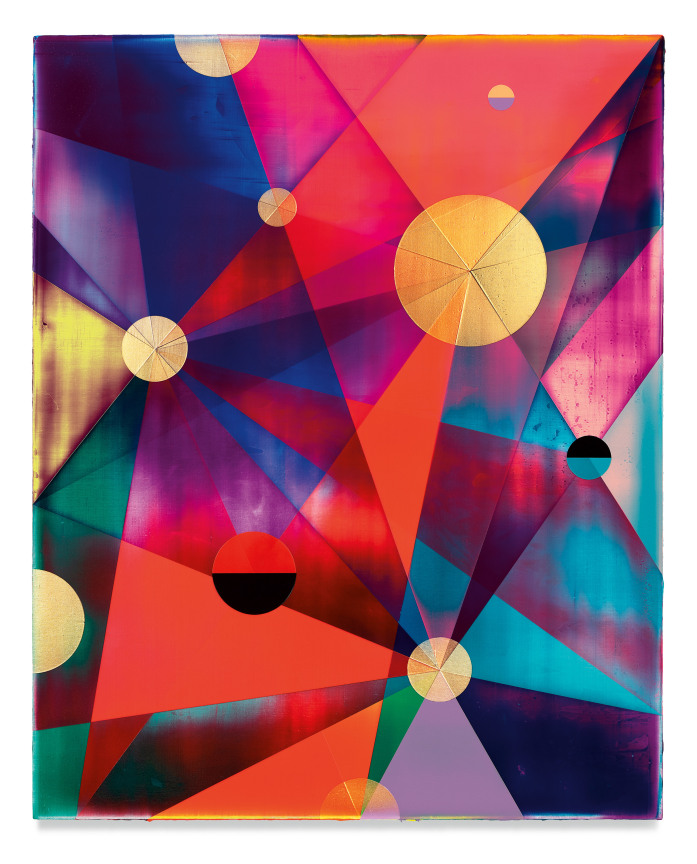 Kepler&#039;s Dream II, 2022, Acrylic on linen, 59 x 47 1/4 inches, 150 x 120 cm, MMG#34841