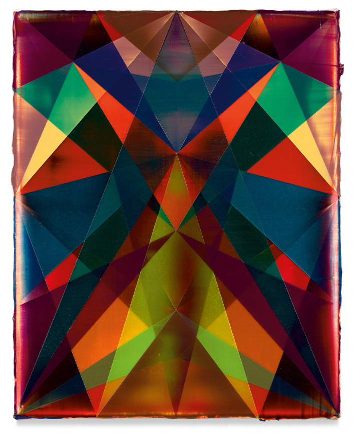 Witcher, 2022, Acrylic on linen, 15 3/4 x 12 1/2 inches, 40 x 32 cm, MMG#34848